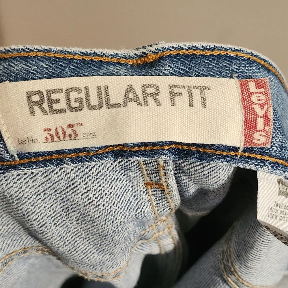 Levi's 505 Men's Regular Fit Jeans Size 34 X 32 Regular Wash